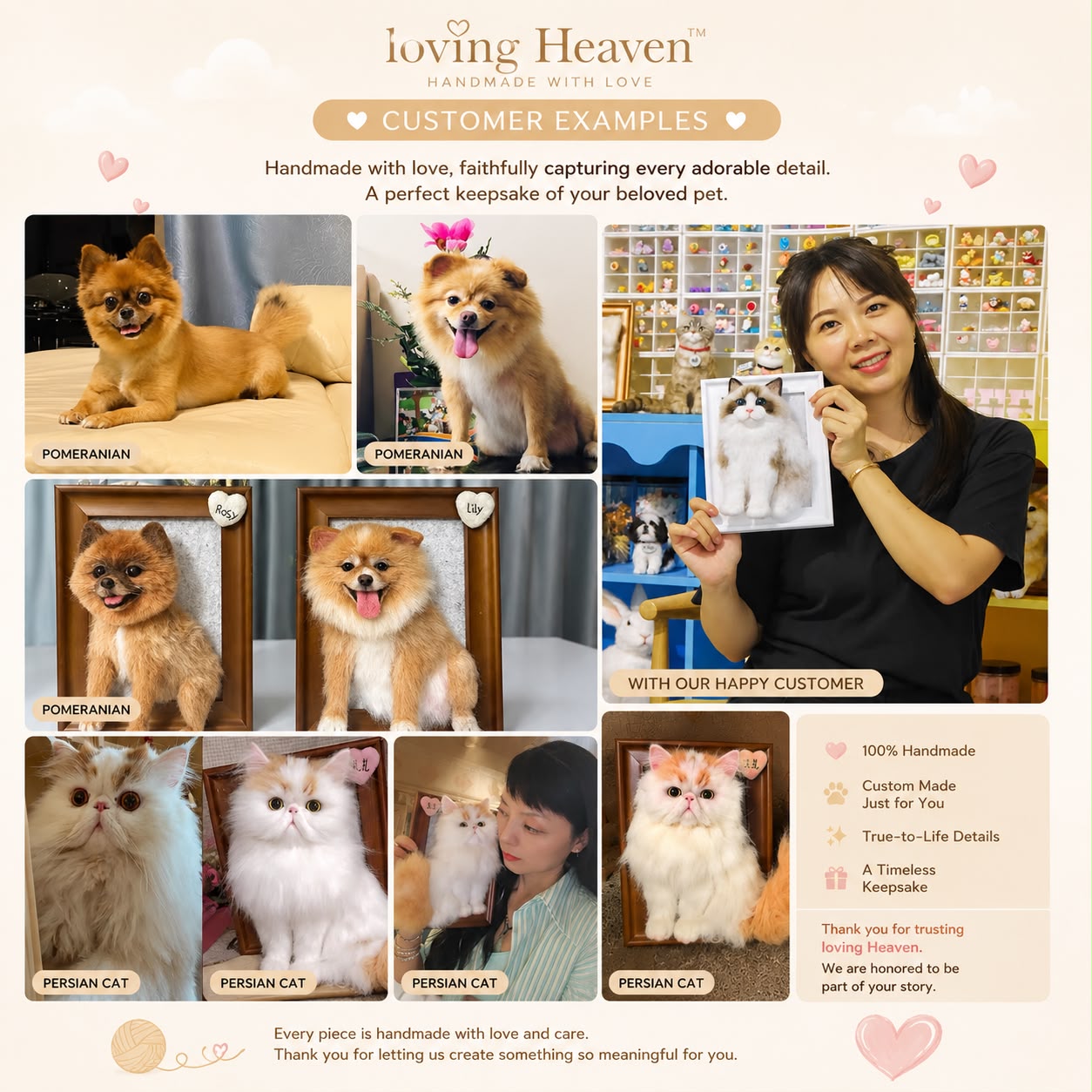 Pet memorial keepsake